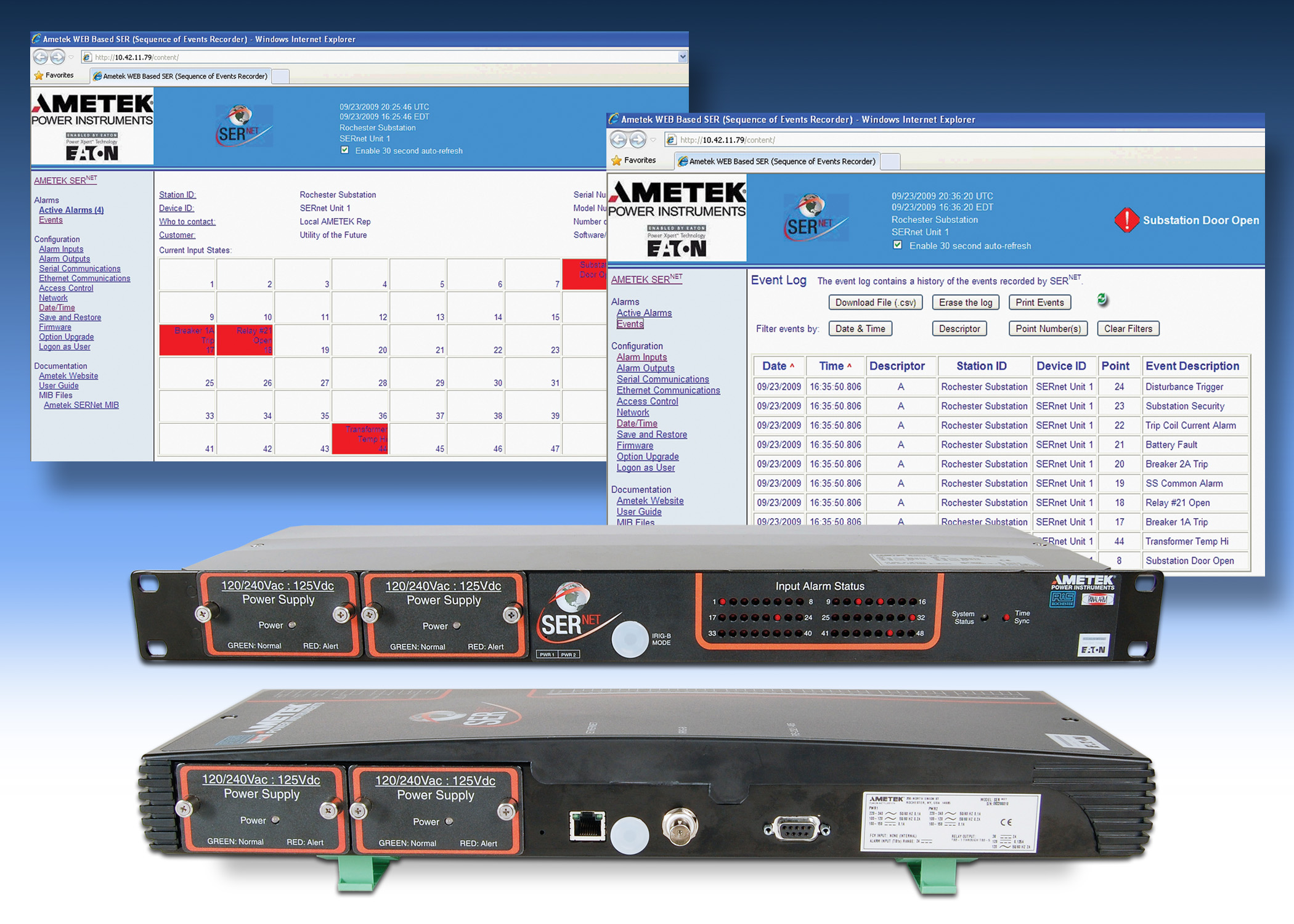 Ametek Power Instruments SERnet